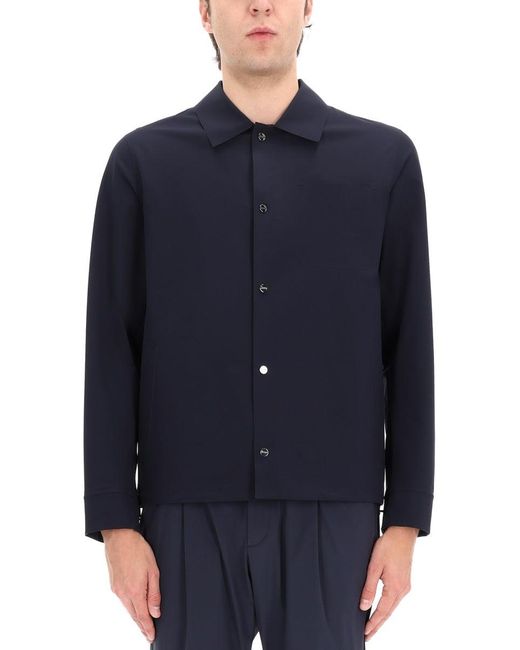 Herno Blue Essence Shacket