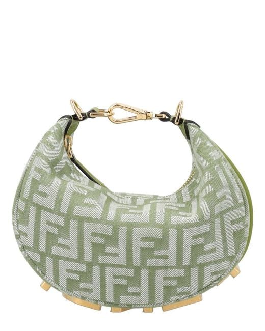Fendi Green Borsa Mini Hobo