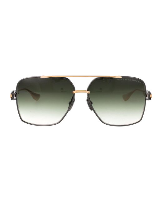 Dita Eyewear Green Aviator Sunglasses Dts159 A 03 Bkr Bwg for men