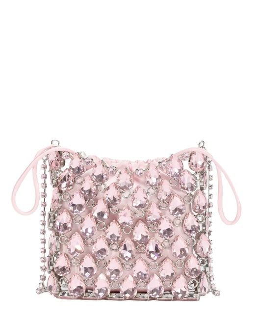 Self-Portrait Pink Elegant Mini Handbag For
