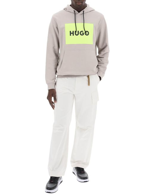 HUGO Duratschi Sweatshirt mit Kiste in Gray für Herren
