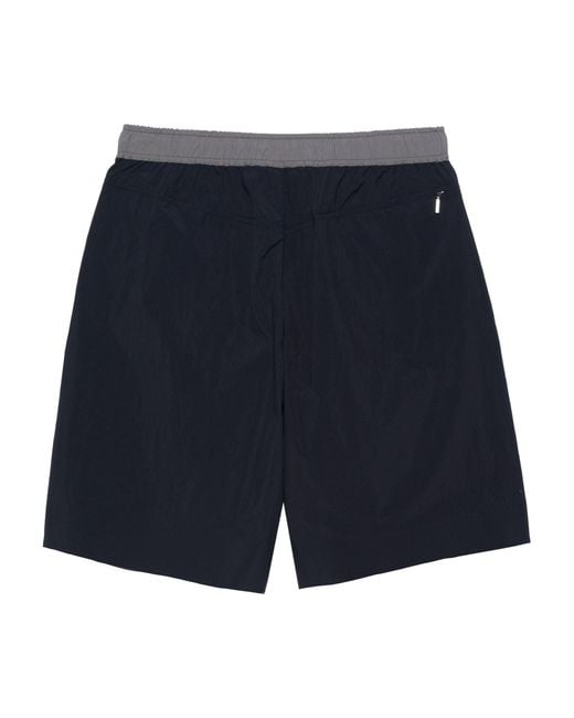Maison Kitsuné Gray Maison Kitsuné Technical Shorts