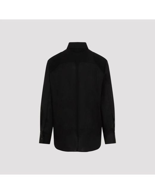 Jil Sander Black Hemden Schwarz