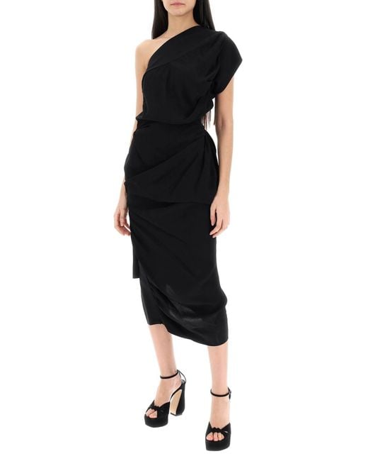 Robe drapée Andalouse Vivienne Westwood en coloris Black