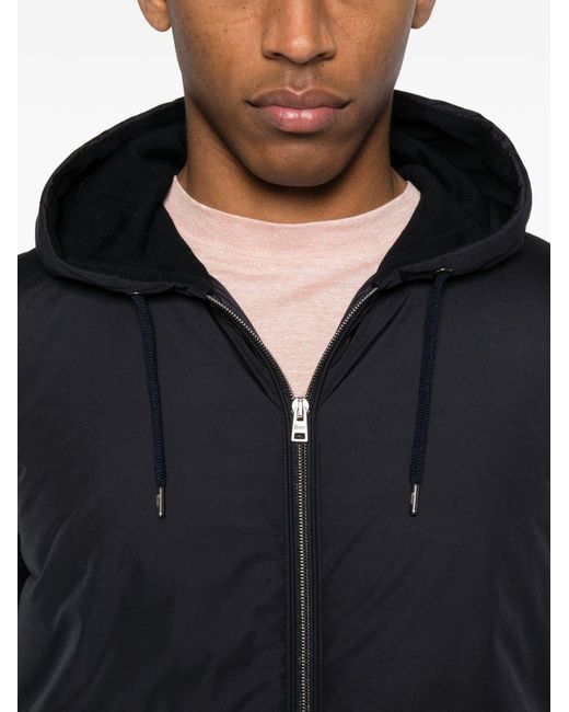 Herno Black Padded Blouson Jacket for men