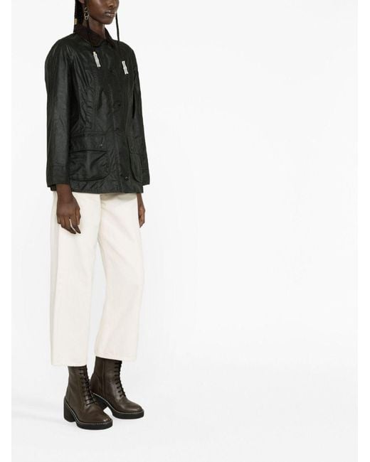 Barbour Black Beadnell Wax Jacket