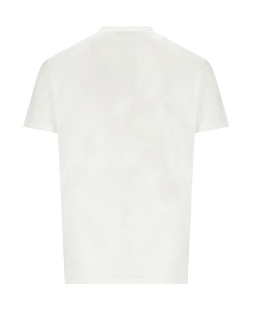 T-shirt cool fit made with love blanc DSquared² pour homme en coloris White