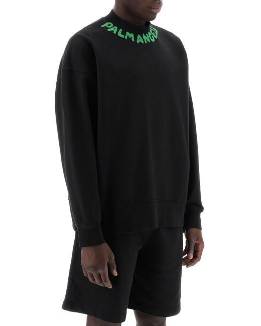 Palm Angels Sweatshirt mit in Black für Herren