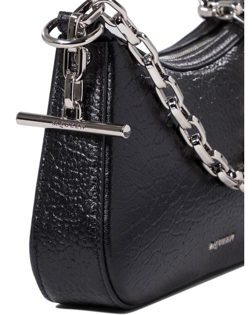 Alexander McQueen Black Mini-Tasche Mit Knebelverschluss