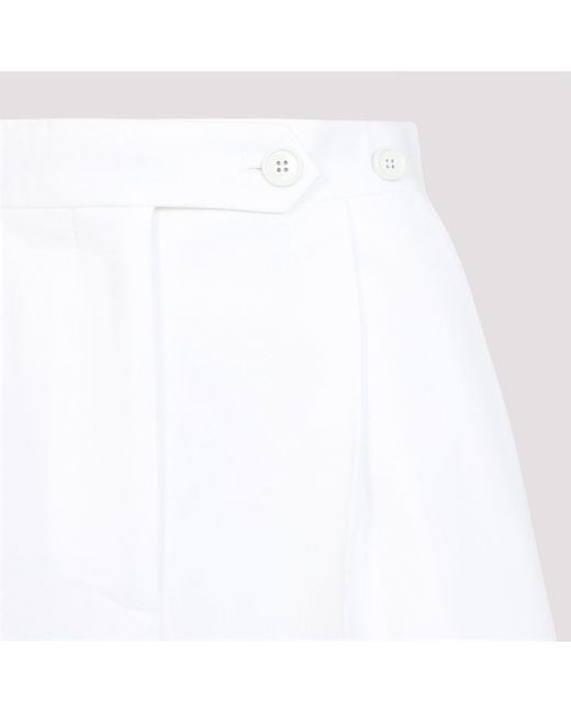 Givenchy Pleated Pants in het White