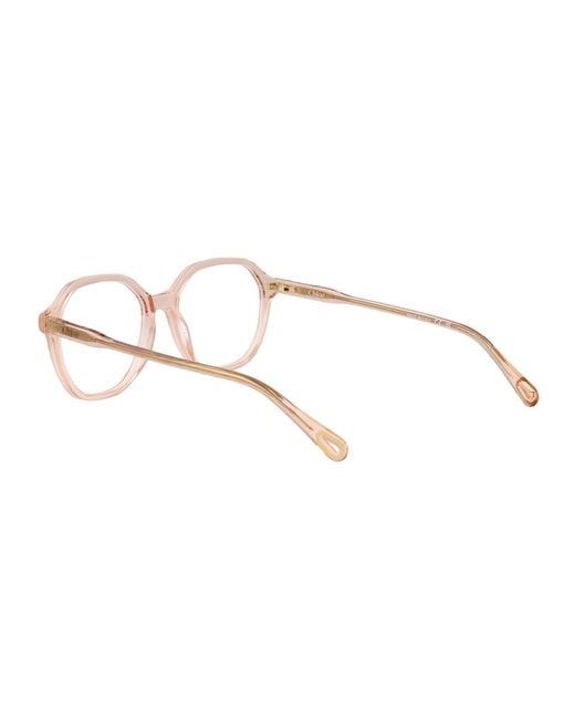 Chloé Pink Squared Optical Ch0312 O 005