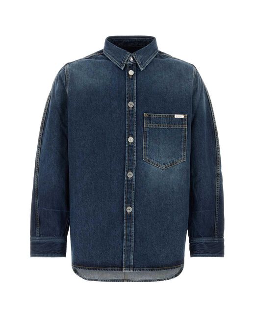Givenchy Blue Relaxed Shirt for men