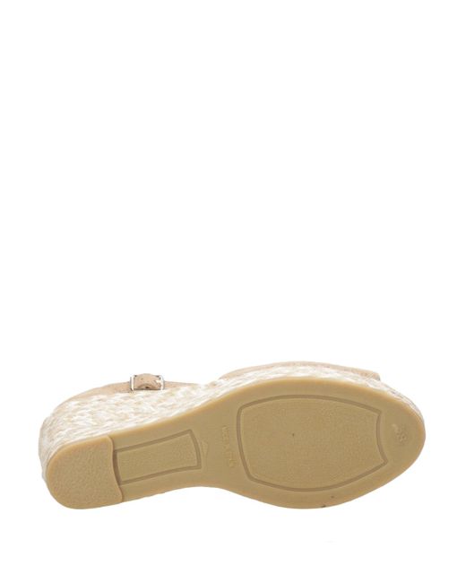 Espadrilles Natural Sandalen Kamel