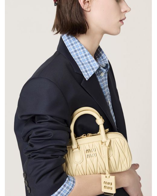 Miu Miu Metallic Arcadie Tote Bag