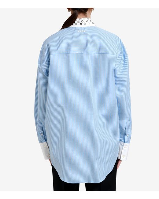 CAMISAS Azul claro MSGM de color Blue