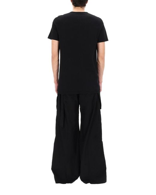 Rick Owens Black T Shirt "Level T"