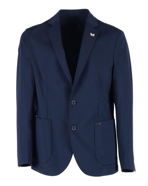 Tombolini Blue Giacca Running