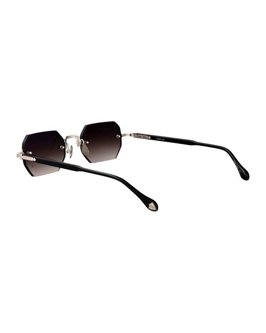 Matsuda Brown Geometrical Sunglasses M5010 Bs Blk