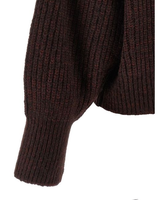 Dries Van Noten Droogt Van Noten 'teubina' Trui in het Brown