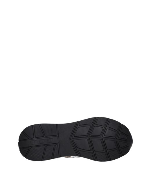 Burberry Multicolor Sneakers Uomo Tessuto Marrone/Betulla for men