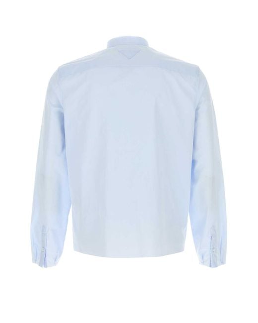 Prada Blue Regular Shirt for men