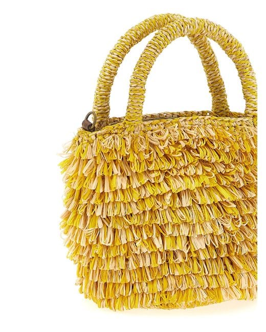 IBELIV Metallic Naka Hand Bags Yellow