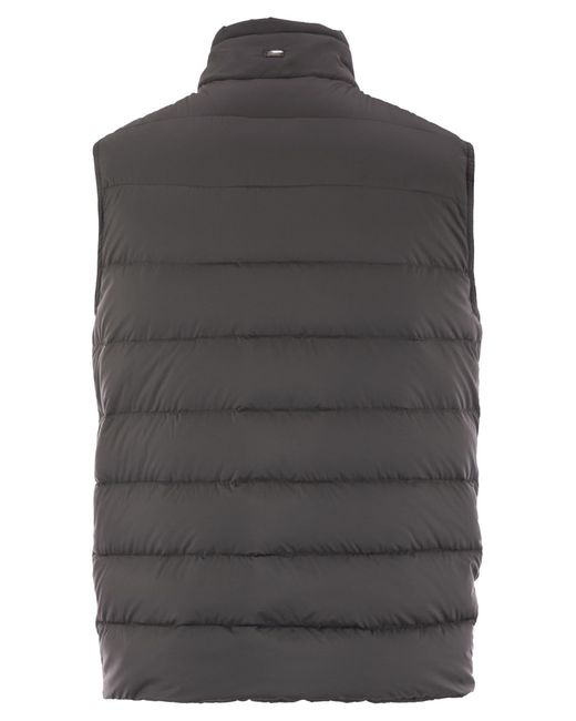 Herno Gray Down-Filled Waistcoat for men