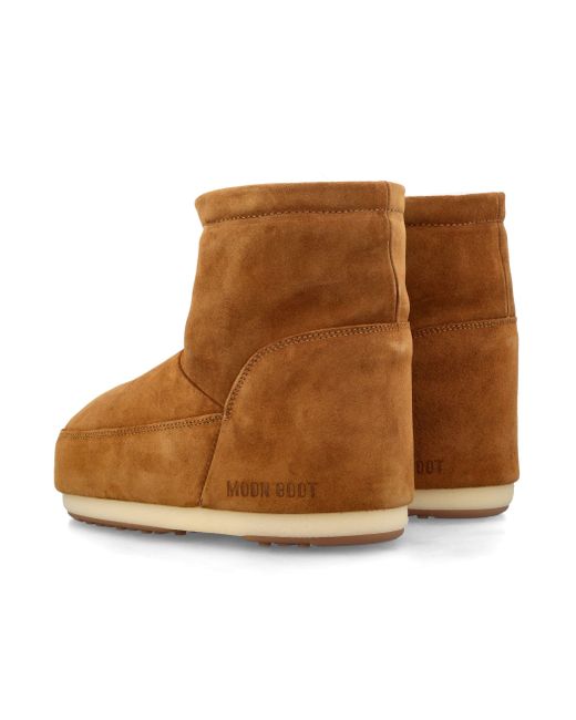 Moon Boot Mondschuh Flat Schuhe Brandy in Brown für Herren