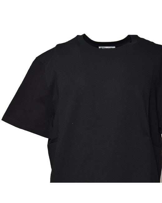Jil Sander Black T-Shirts und Polos