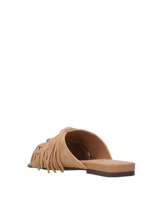 Ash Brown Sandalen Mokka