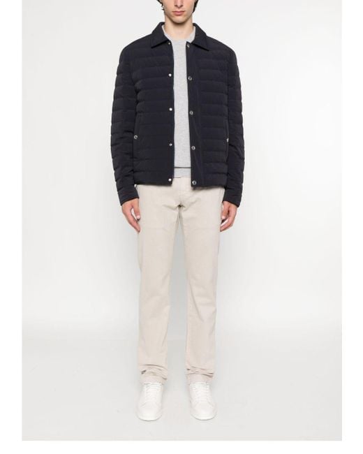 Brunello Cucinelli Blue Nylon Short Jacket