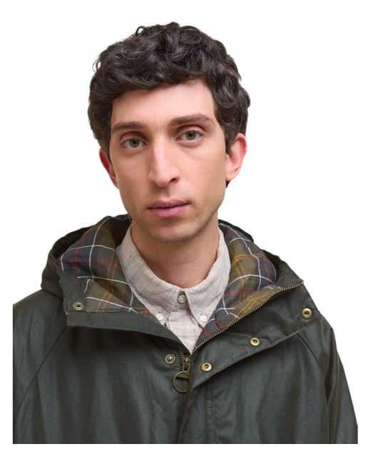 Barbour Green Bedale Wax Parka
