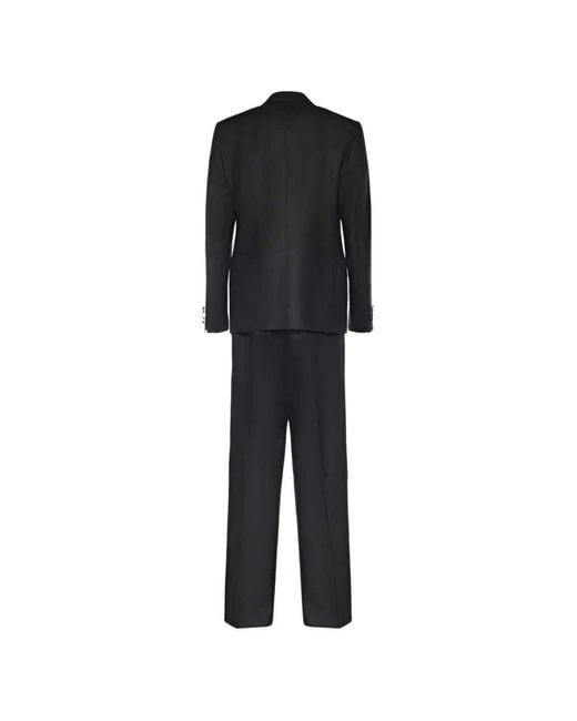 Dolce & Gabbana Black Button Up Suit