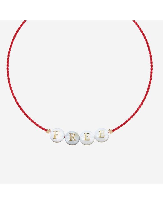 Sorbet Island White Shell Bracelet With Glass Pearls
