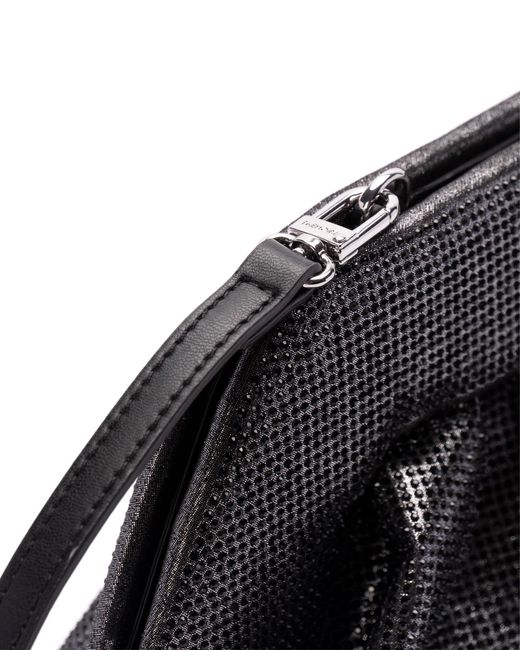 THEMOIRÈ Black Borsa A Tracolla Tia Strass