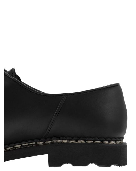Paraboot Black Michael Leder Derby