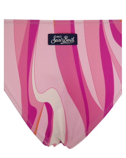 Fancy Swim Briefs con corbatas Mc2 Saint Barth de color Pink
