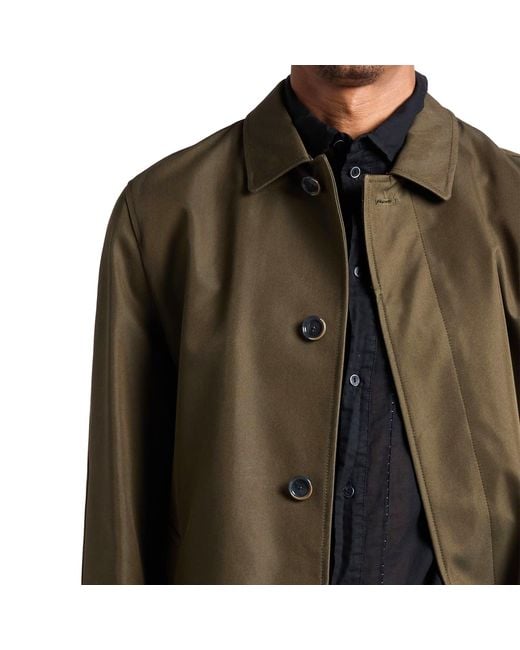 Herno Brown Cotton Coat for men
