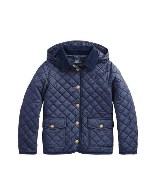 Polo Ralph Lauren Blue Jacket With Logo