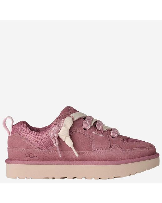 Ugg Pink Sneakers Lo Lowmel Leather