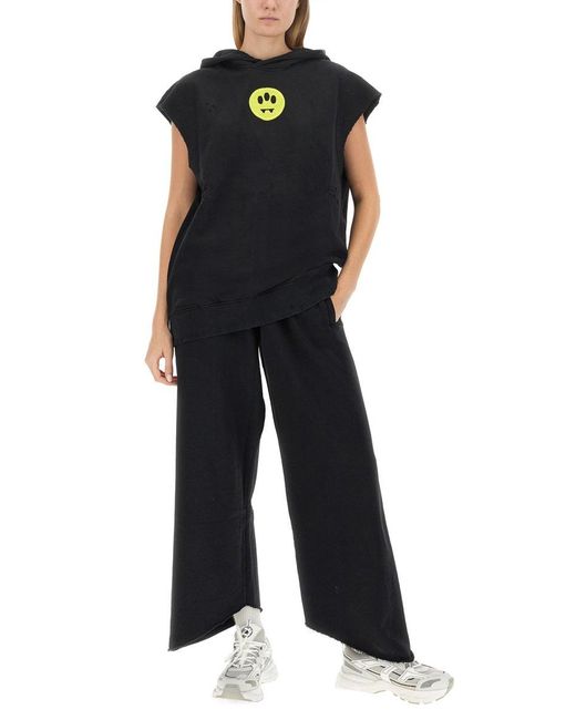 Barrow Black Sweatshirt With Logo