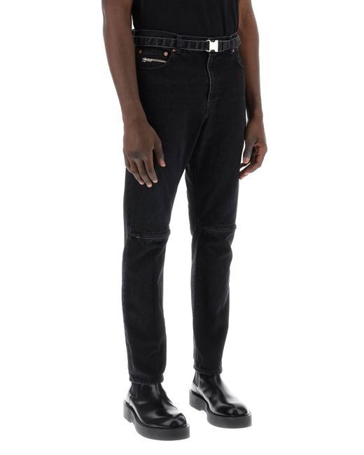 Slim Jeans avec ceinture Sacai pour homme en coloris Black
