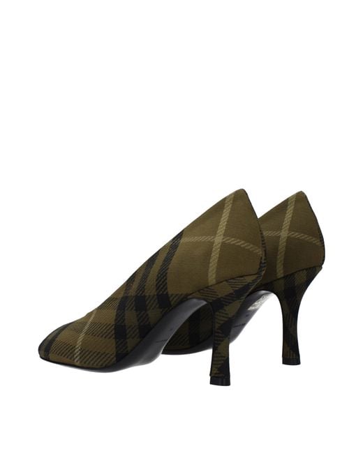 Burberry Green Fabric Broch