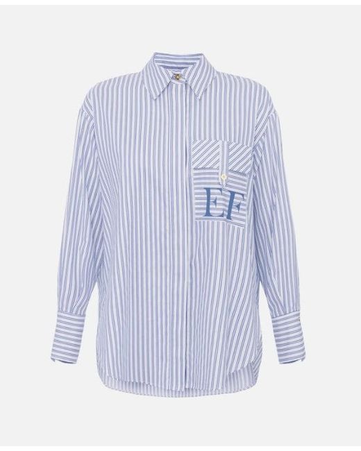 Elisabetta Franchi Blue Shirts