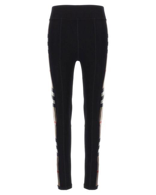 Burberry 'madden' leggings in het Black