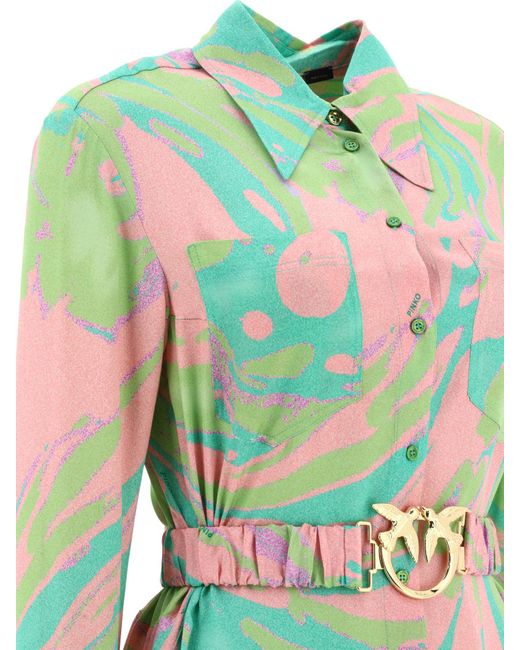 Robe de chemise Cassiopea Pinko en coloris Green