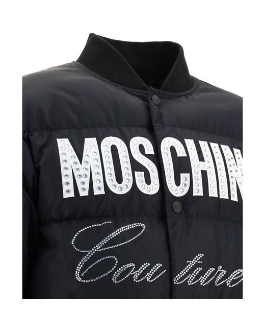 Moschino Couture Black Bomber Jacket for men