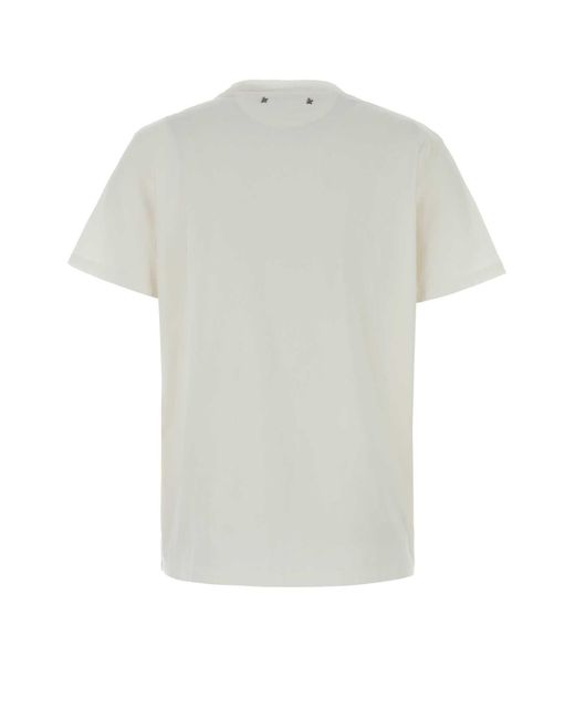 Golden Goose Deluxe Brand White Deluxe Brand Cotton T-Shirt