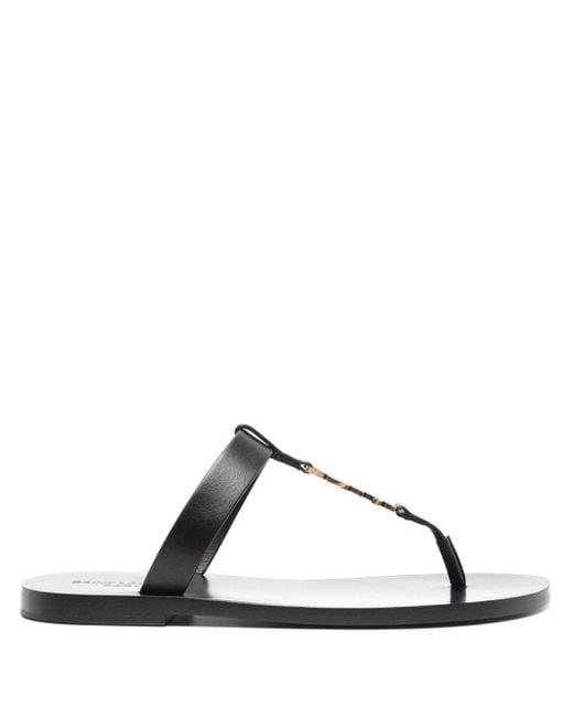 Sandalias Cassandre Saint Laurent de color Black