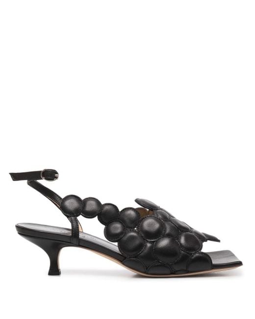 A.W.A.K.E. MODE Black Romy Sandals for men